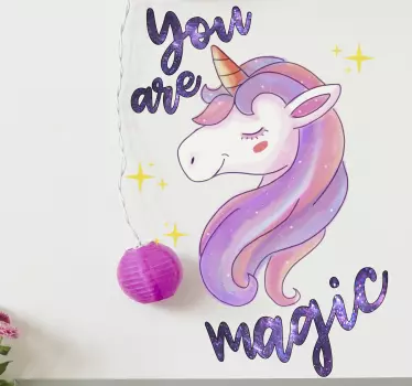 Ste magický jednorožec text rozprávky múr - Tenstickers