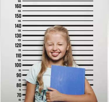 Väzenskom metre výška obtlačky - Tenstickers