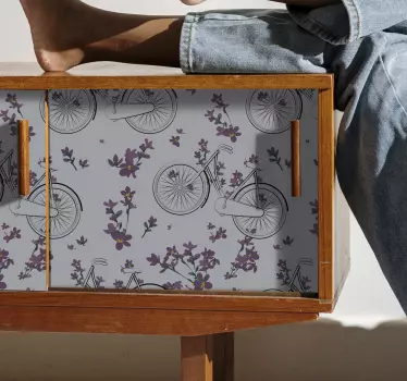 Veľa malých historických samolepiek na bicykel na nábytok - Tenstickers