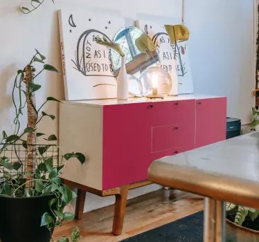 Viva purpurové nálepky na nábytok 3600 - Tenstickers