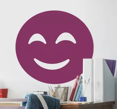 Vzdelávacia nálepka Šťastný výraz dizajn - Tenstickers
