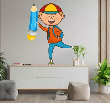 Zábavná vzdelávacia nálepka späť do školy - Tenstickers