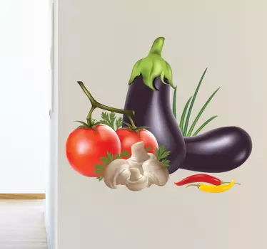 Zdravé jedlo zátišie obtisky - Tenstickers