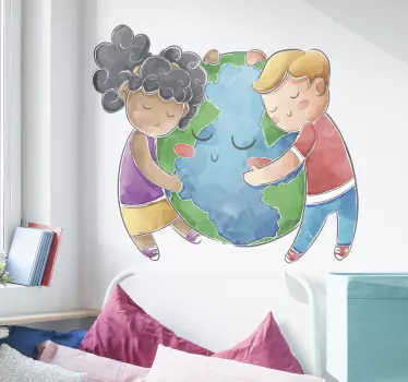 Zemegule pre deti ilustrácie nástenné umenie - Tenstickers