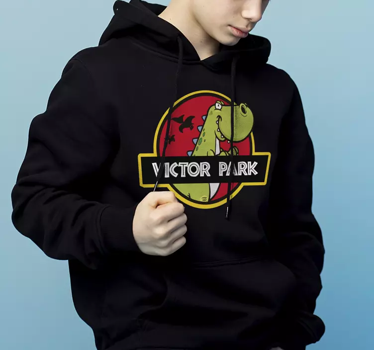 Jurassic park dinosaur, detské tričko s menom - Tenstickers