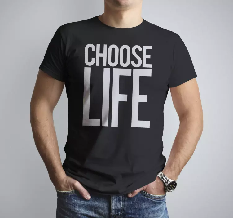rôzne tričká choose life - Tenstickers