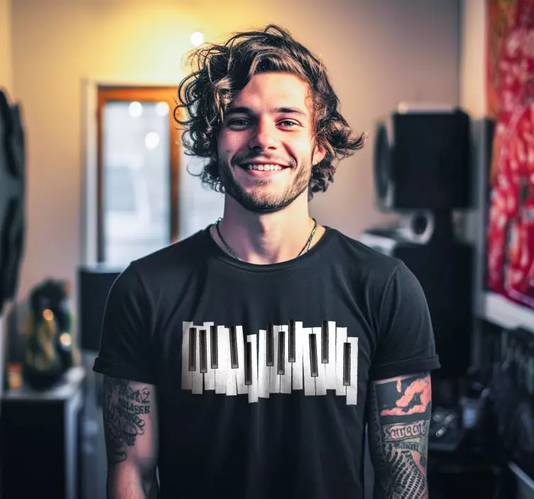 rôzne tričká klavírna klávesnicaKlávesová klávesnica - Tenstickers