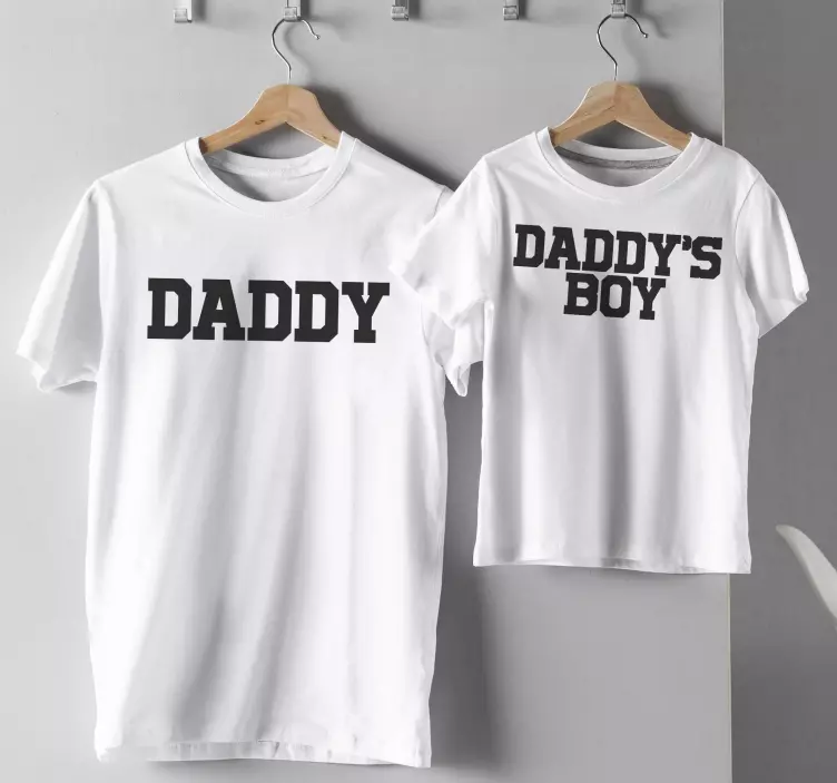 Košeľa otec a otec, otec a syn - Tenstickers