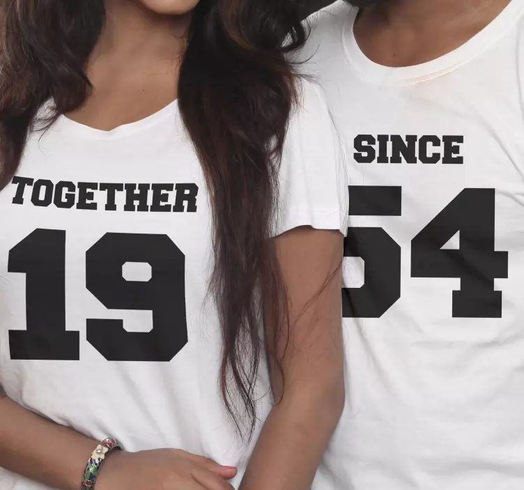Spolu od osobných párových tričiek - Tenstickers