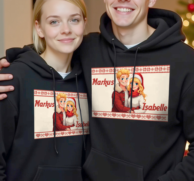 tričká pre páry vy a ja navždy prispôsobiteľné - Tenstickers