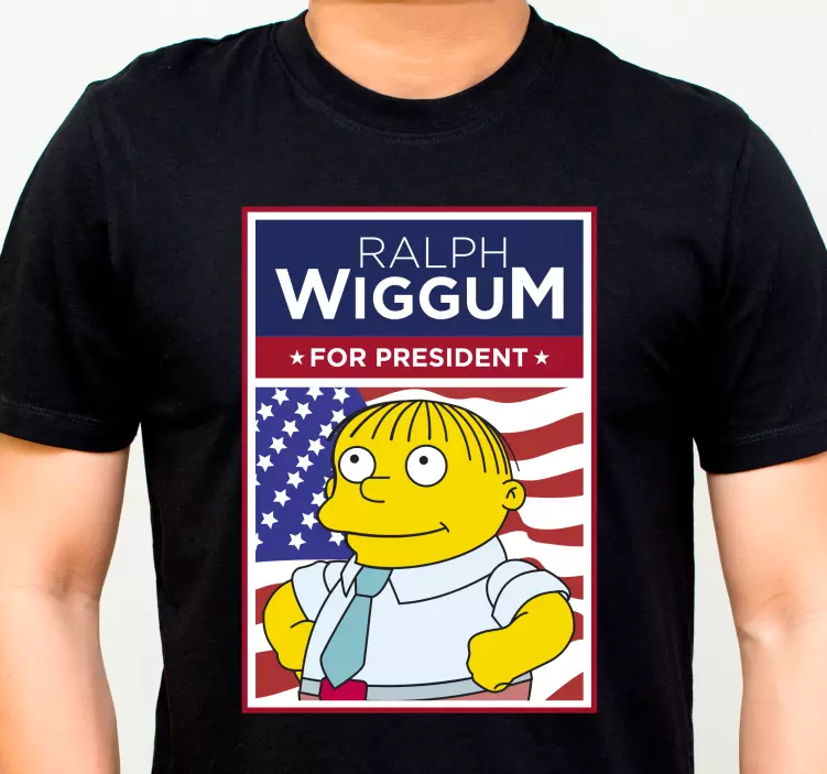 Vlastné tričko ralph wiggum - Tenstickers
