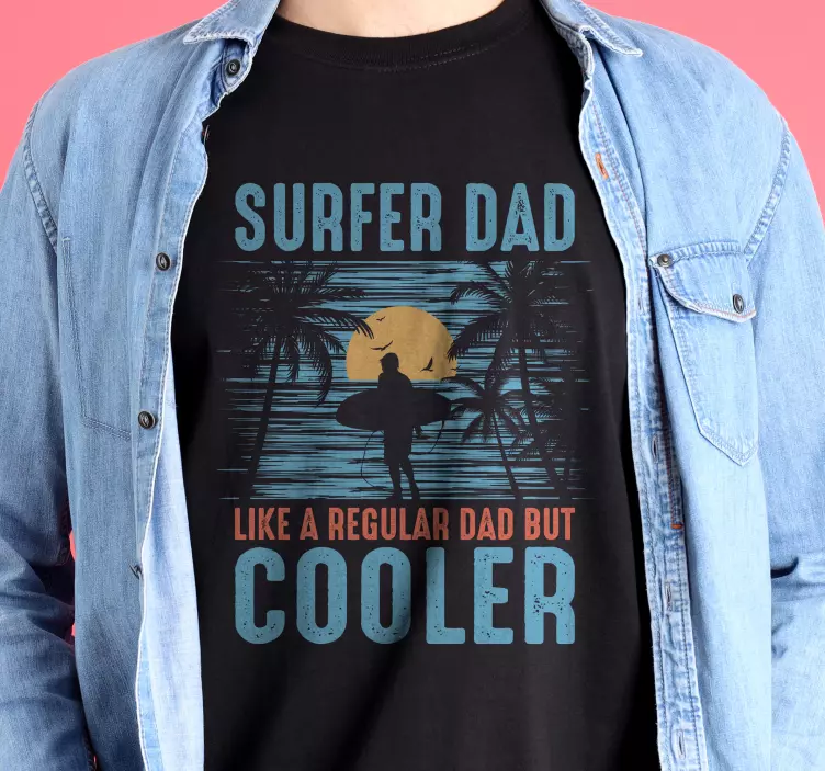 Tričko pre otca Surfer dad - Tenstickers
