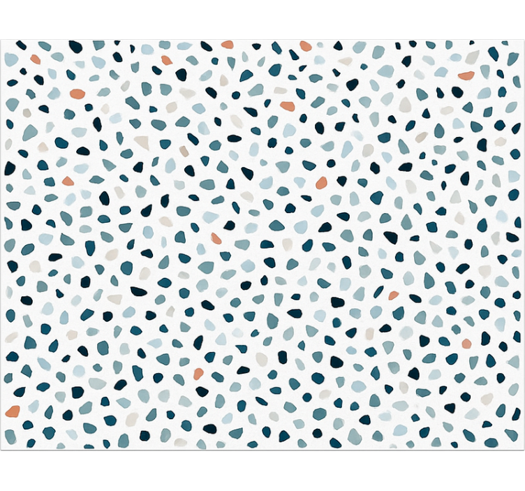 vinylový koberec do kuchyne malé farebné kamienky - Tenstickers