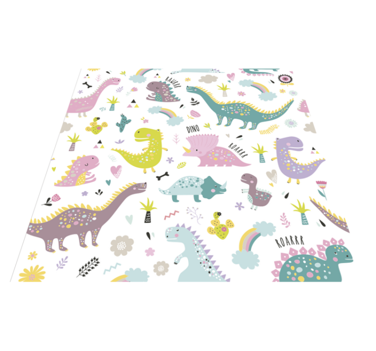 Vinylové koberce zvieratá dinosaur kallax - Tenstickers