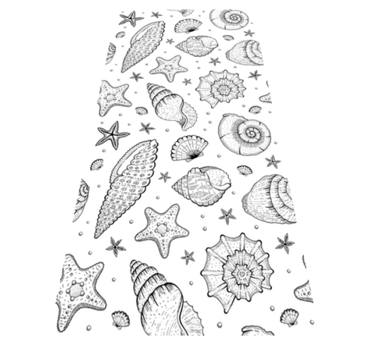 Vinylové koberce zvieratá morský život a mušle - Tenstickers