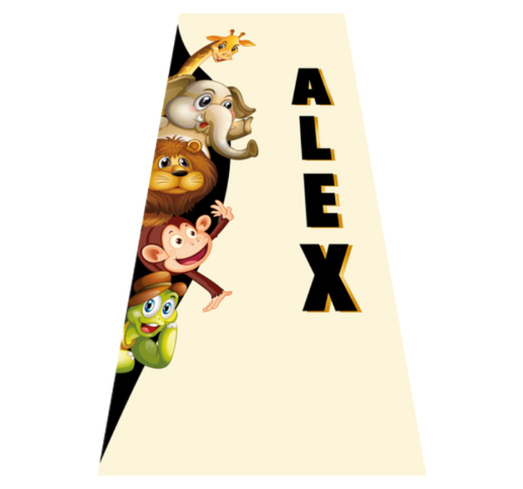 Vinylové koberce zvieratá 3d roztomilé zvieratká - Tenstickers