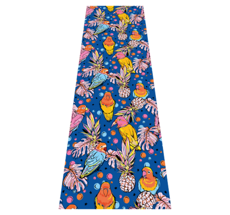 Vinylové koberce zvieratá farebný operenec - Tenstickers