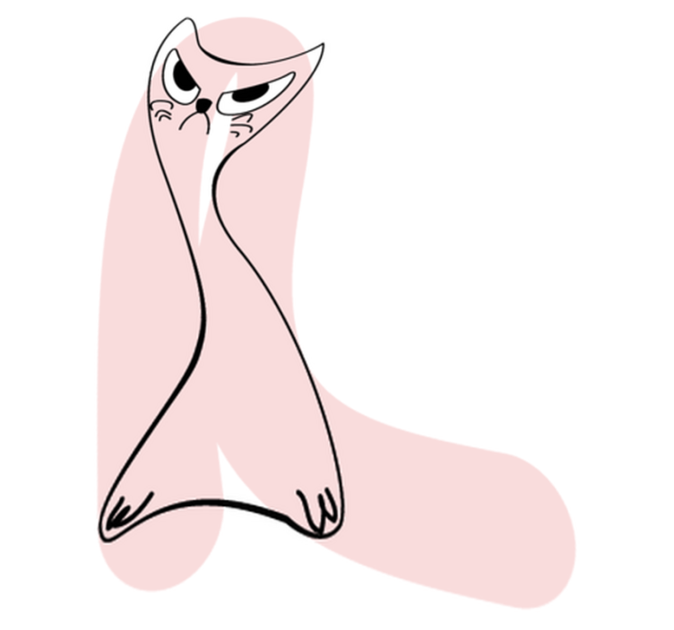 Vinylové koberce zvieratá nahnevaná silueta - Tenstickers