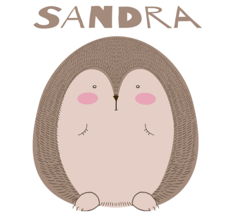 Vinylové koberce zvieratá roztomilý ježko - Tenstickers