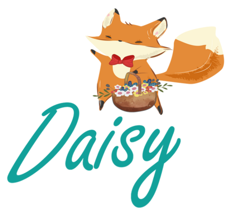 Vinylové koberce zvieratá hravý líščí charakter - Tenstickers