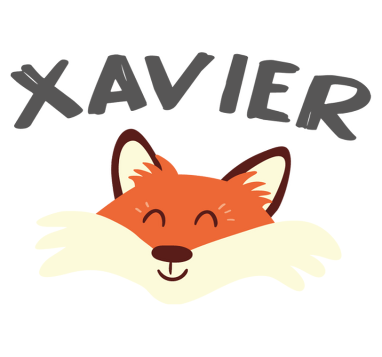 Vinylové koberce zvieratá hravá líška - Tenstickers