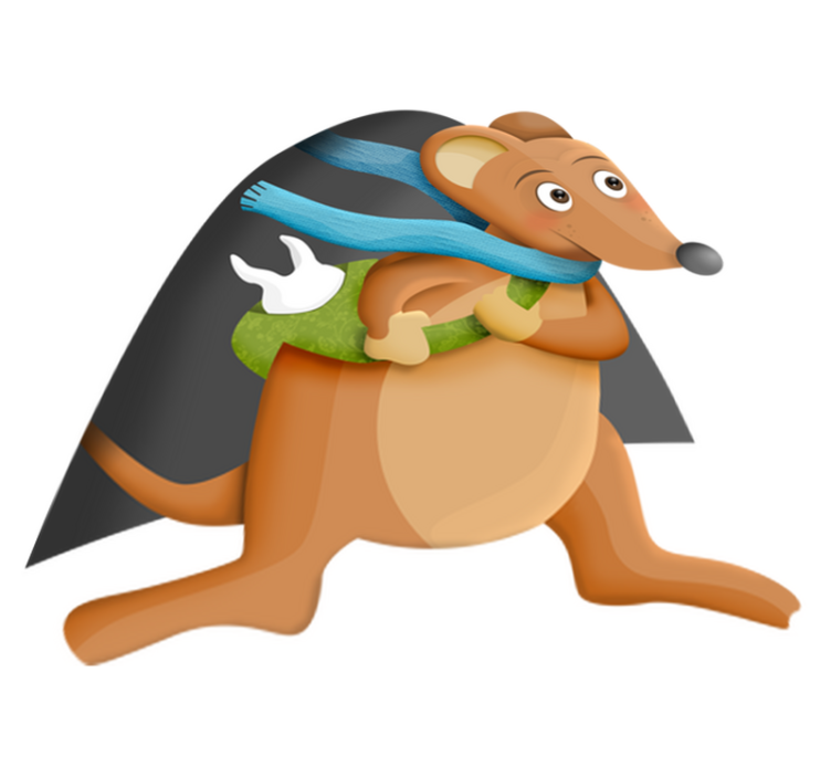 Vinylové koberce zvieratá zubná myška - Tenstickers