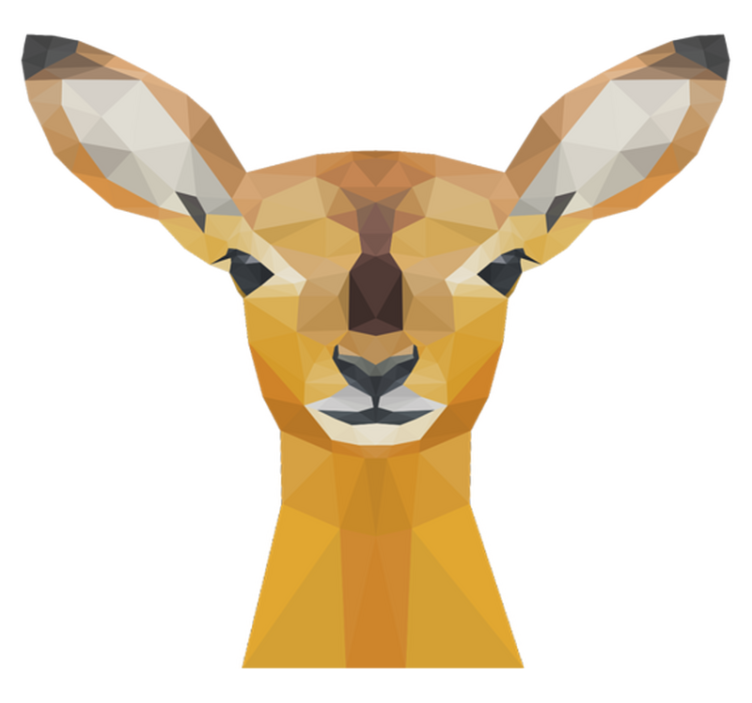 Vinylové koberce zvieratá jeleň - Tenstickers