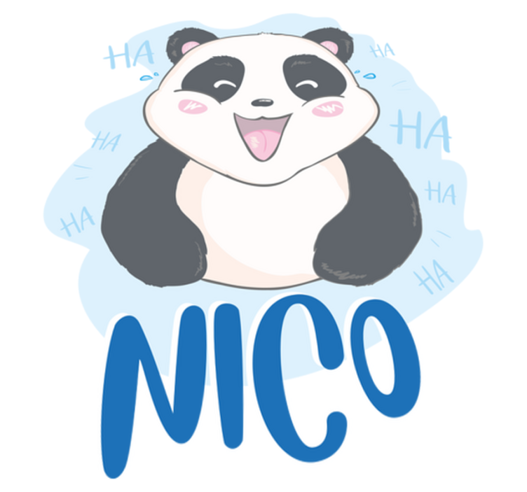 Vinylové koberce zvieratá prekvapená panda - Tenstickers