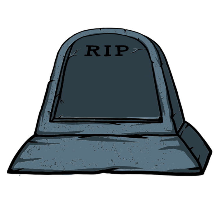 Vinylový koberec halloween hrob neobyčajný a zvláštny - Tenstickers