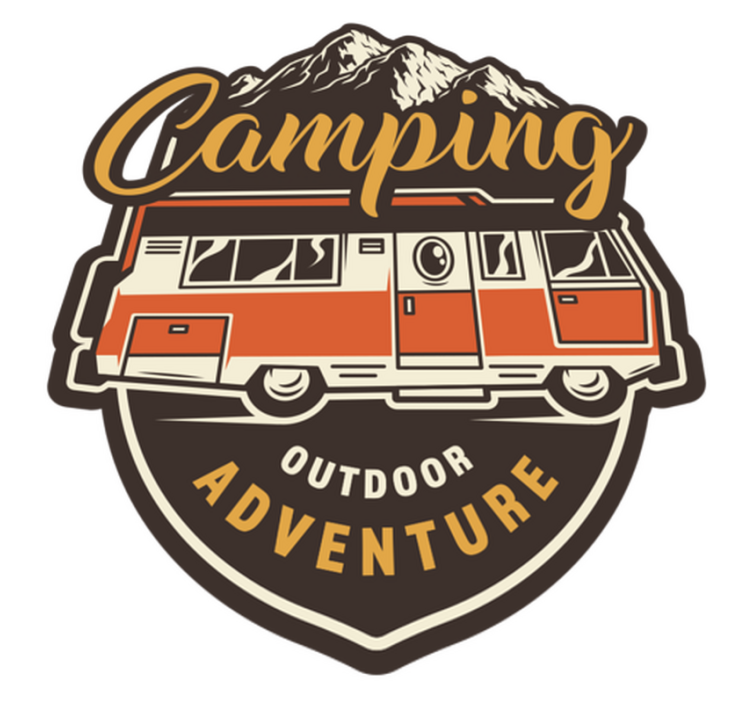 Vinylový koberec s kvetmi na kempovanie v karavane - Tenstickers