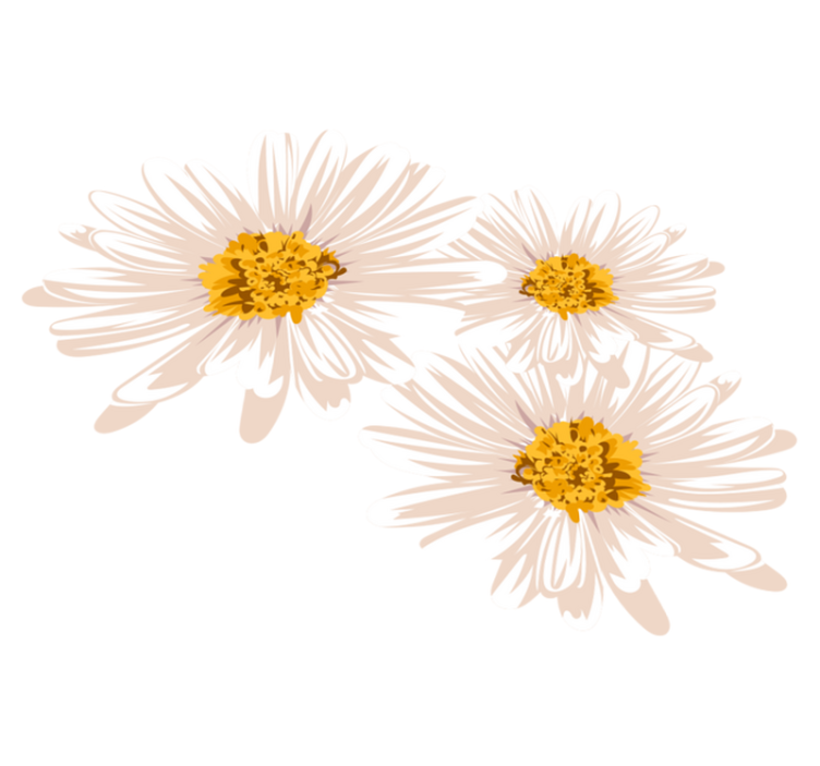 Vinylový koberec s kvetmi očarujúca kvetinová výzdoba - Tenstickers