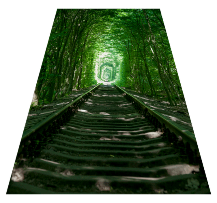 Vinylový koberec s kvetmi a stromami - Tenstickers