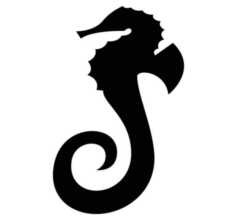 Vinylový koberec do kúpeľne morské kone pack - Tenstickers