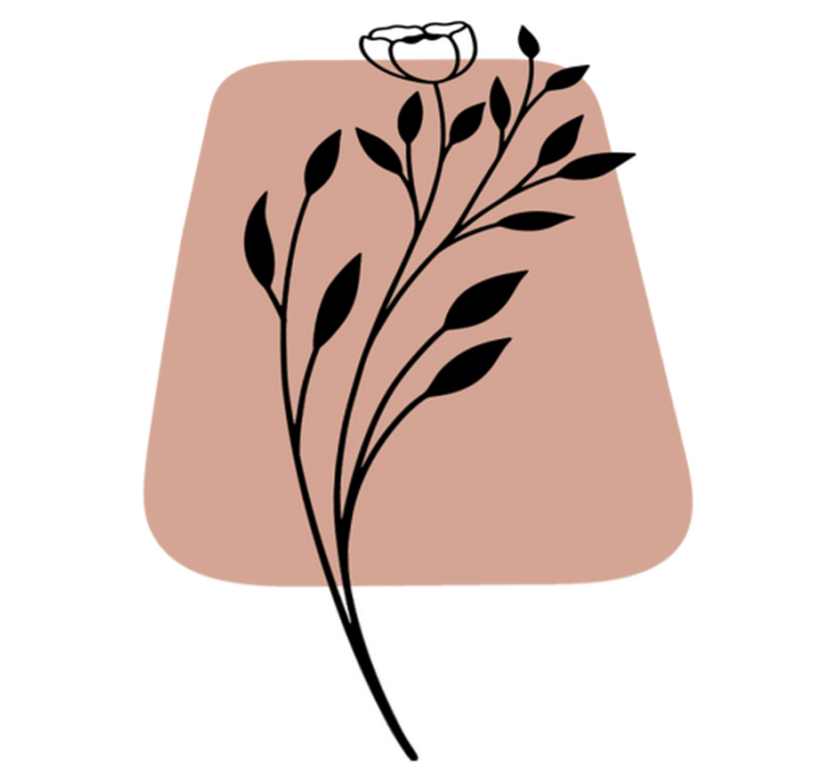 Vinylový koberec s kvetmi v štýlovom dizajne - Tenstickers