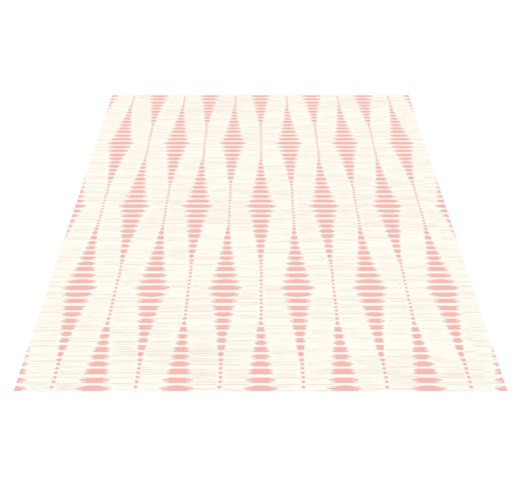 Vinylový koberec s geometrickými tvarmi v pastelovej ružovej - Tenstickers