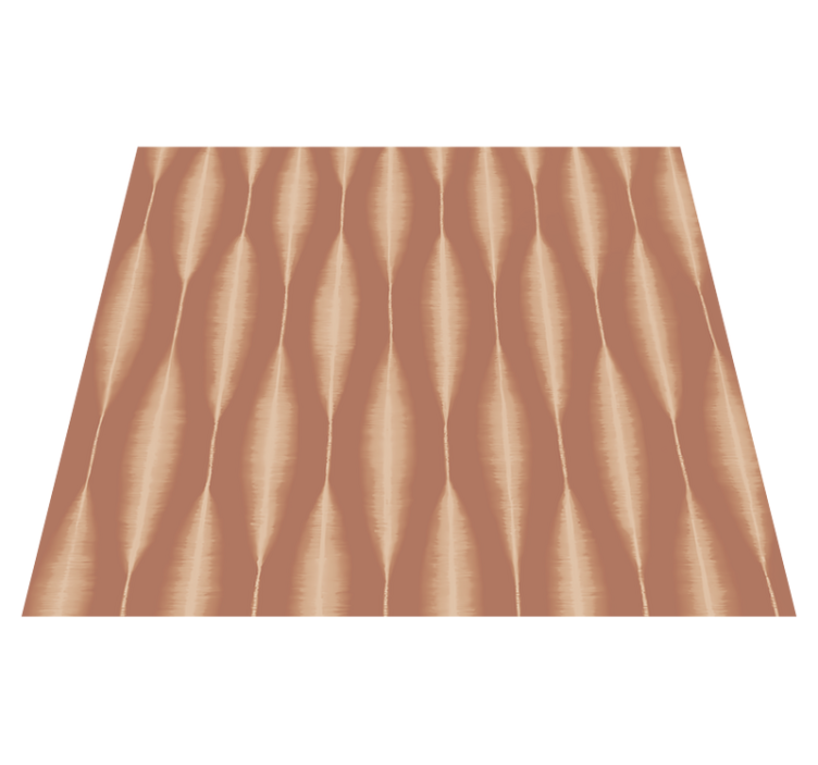 Vinylový koberec s geometrickými tvarmi mocha mousse - Tenstickers