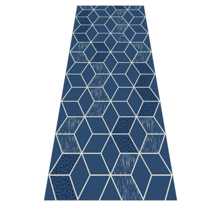 Vinylový koberec s geometrickými tvarmi distressed vittoria - Tenstickers
