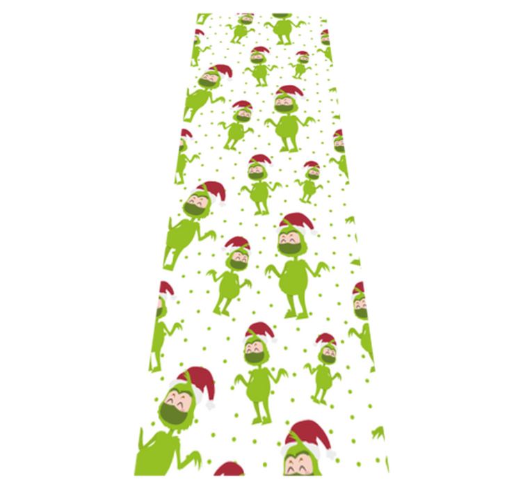 Vianočný vinylový koberec veselé vianoce s maskou - Tenstickers