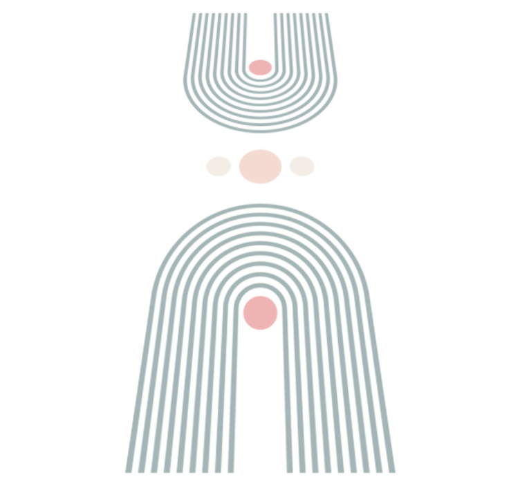 Vinylový koberec do kúpeľne abstraktný minimalistický - Tenstickers