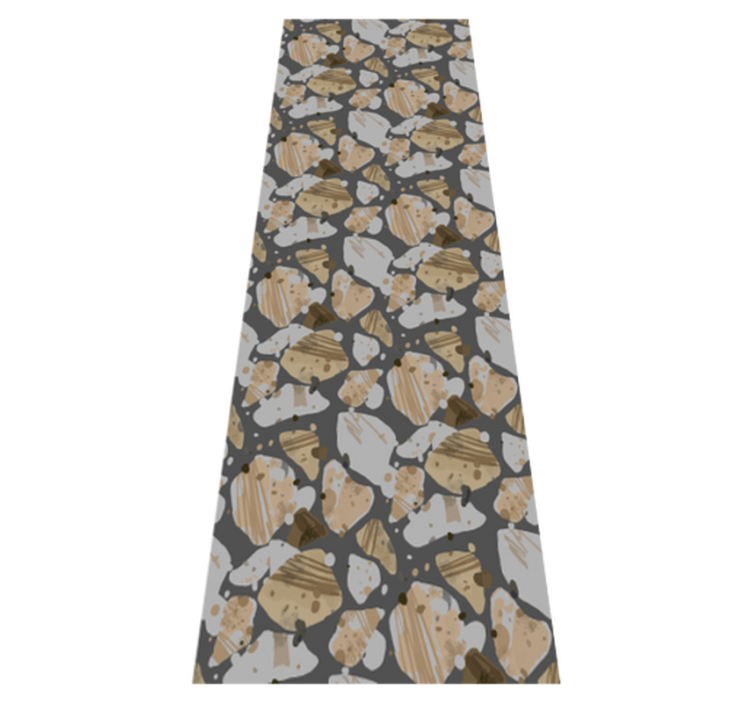 Vinylový koberec do spálne s cementovým terrazzo vzorom - Tenstickers