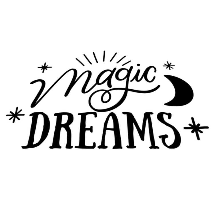 Vinylový koberec do spálne magické sny - Tenstickers
