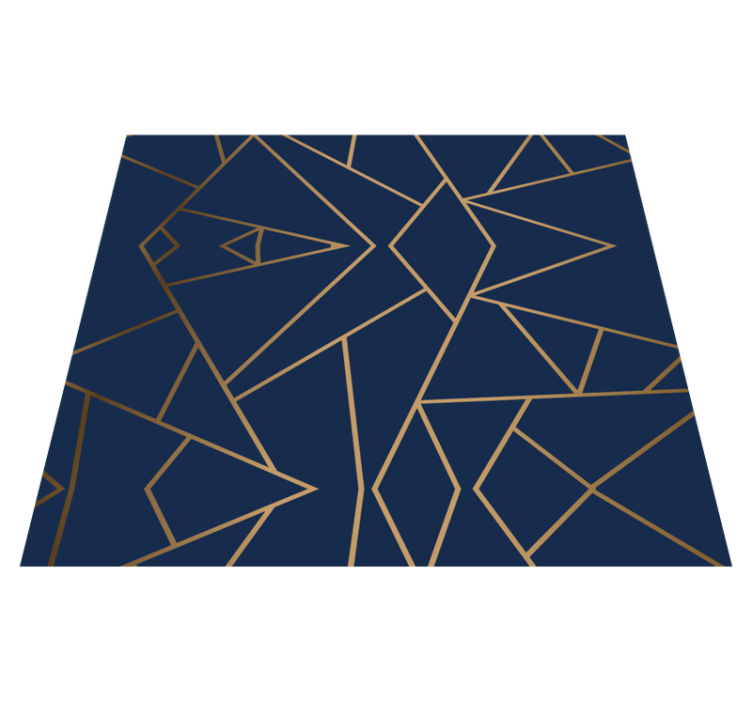 Vinylový koberec pre kanceláriu geometrické tvary - Tenstickers