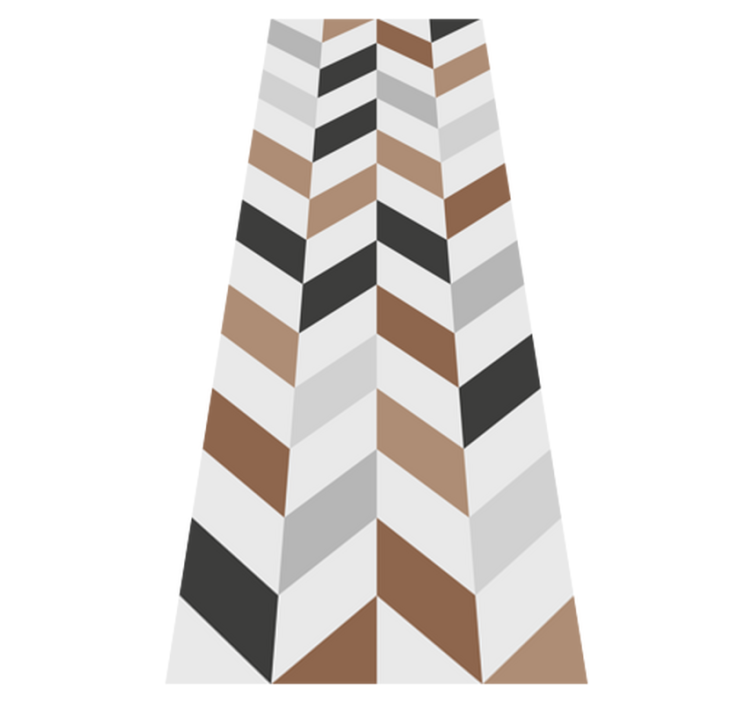 Vinylový koberec pre kanceláriu farebné geometrické bloky - Tenstickers