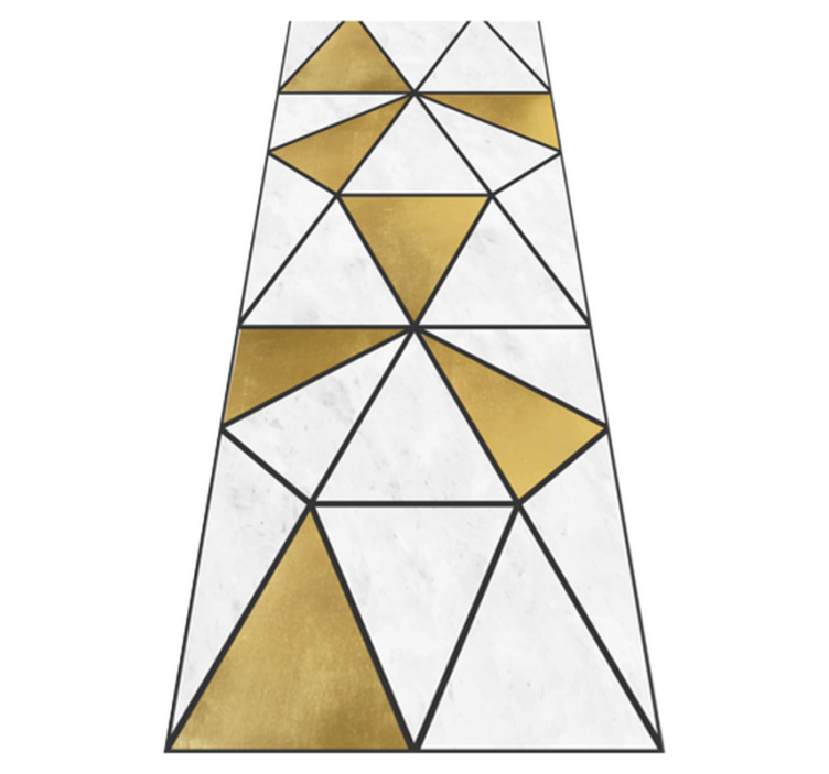Vinylový koberec pre kanceláriu s geometrickým mramorom - Tenstickers