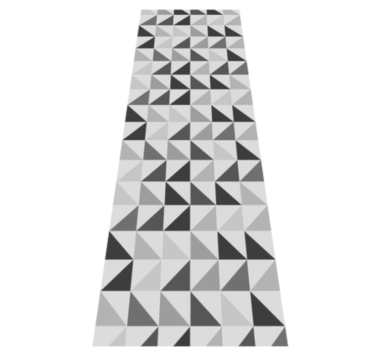 Vinylový koberec pre kanceláriu geometrické trojuholníky - Tenstickers