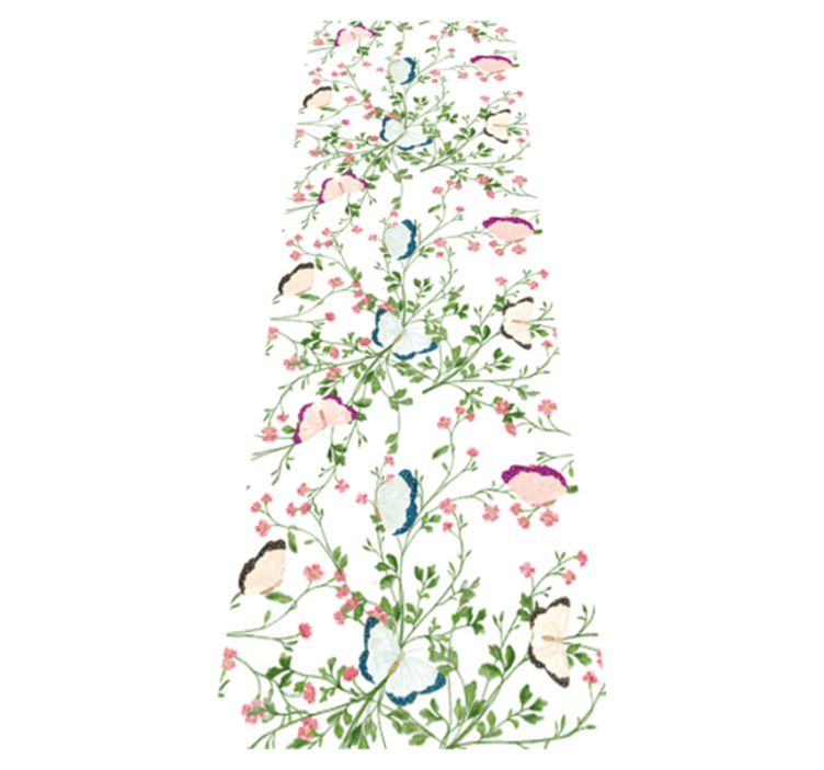 Vinylový koberec do spálne fantázia akvarelu - Tenstickers