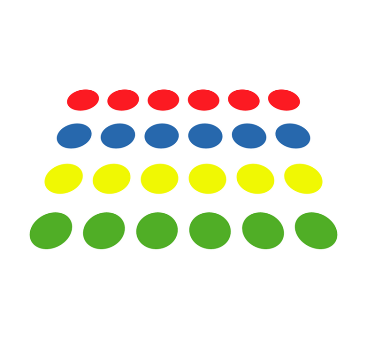 Nádherný koberec vinyl twister game - Tenstickers