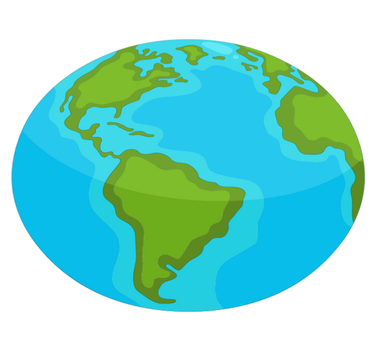 vinylový kvoberec s mapou sveta vzdelávacia mapa sveta - Tenstickers