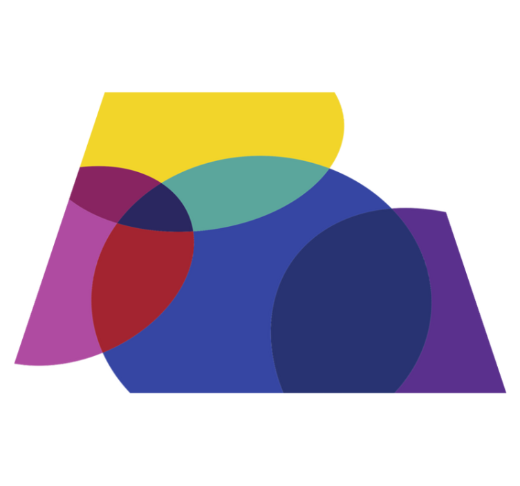 Ohromujúci farebný minimálny vinylový koberec - Tenstickers