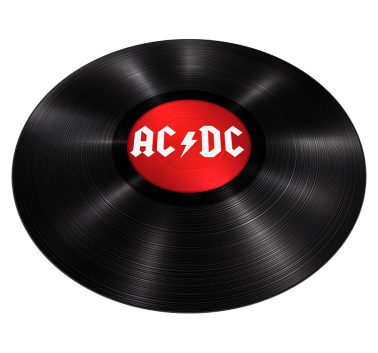 Nádherná rocková hudba acdc koberec - Tenstickers